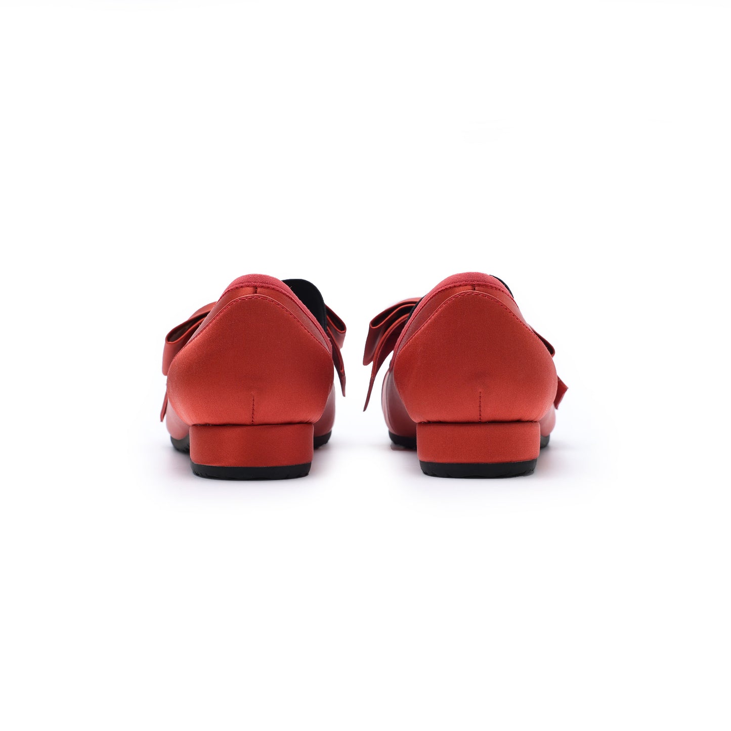 SATIN BALLERINAS , Red