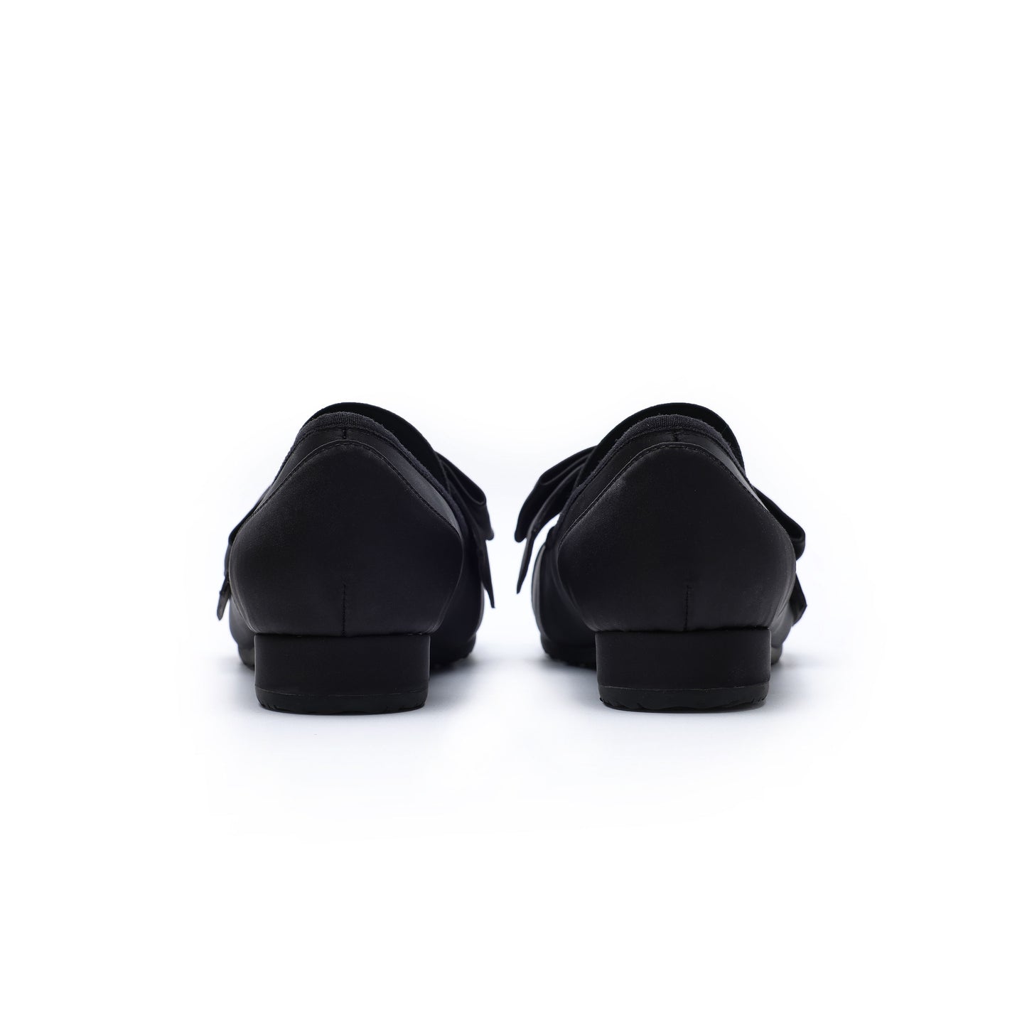 SATIN BALLERINAS , Black