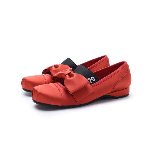 SATIN BALLERINAS , Red
