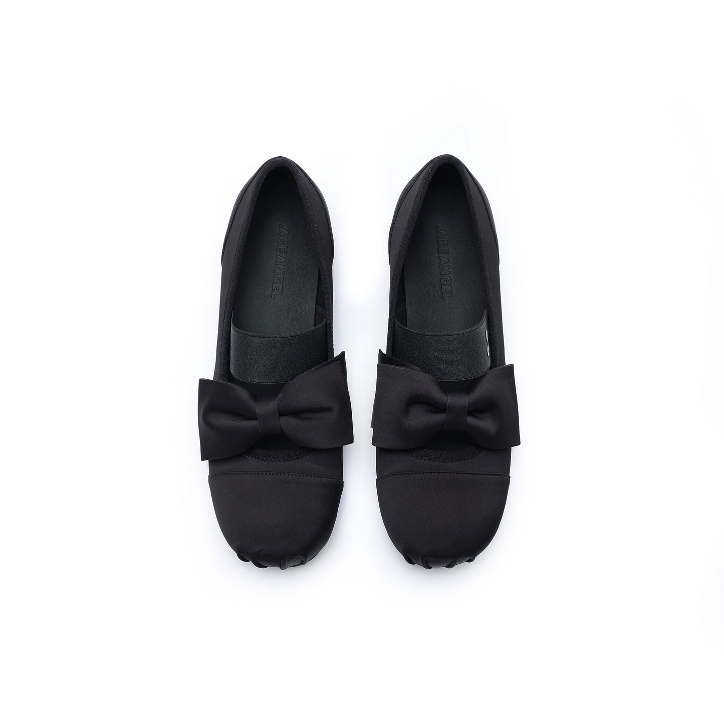 SATIN BALLERINAS , Black