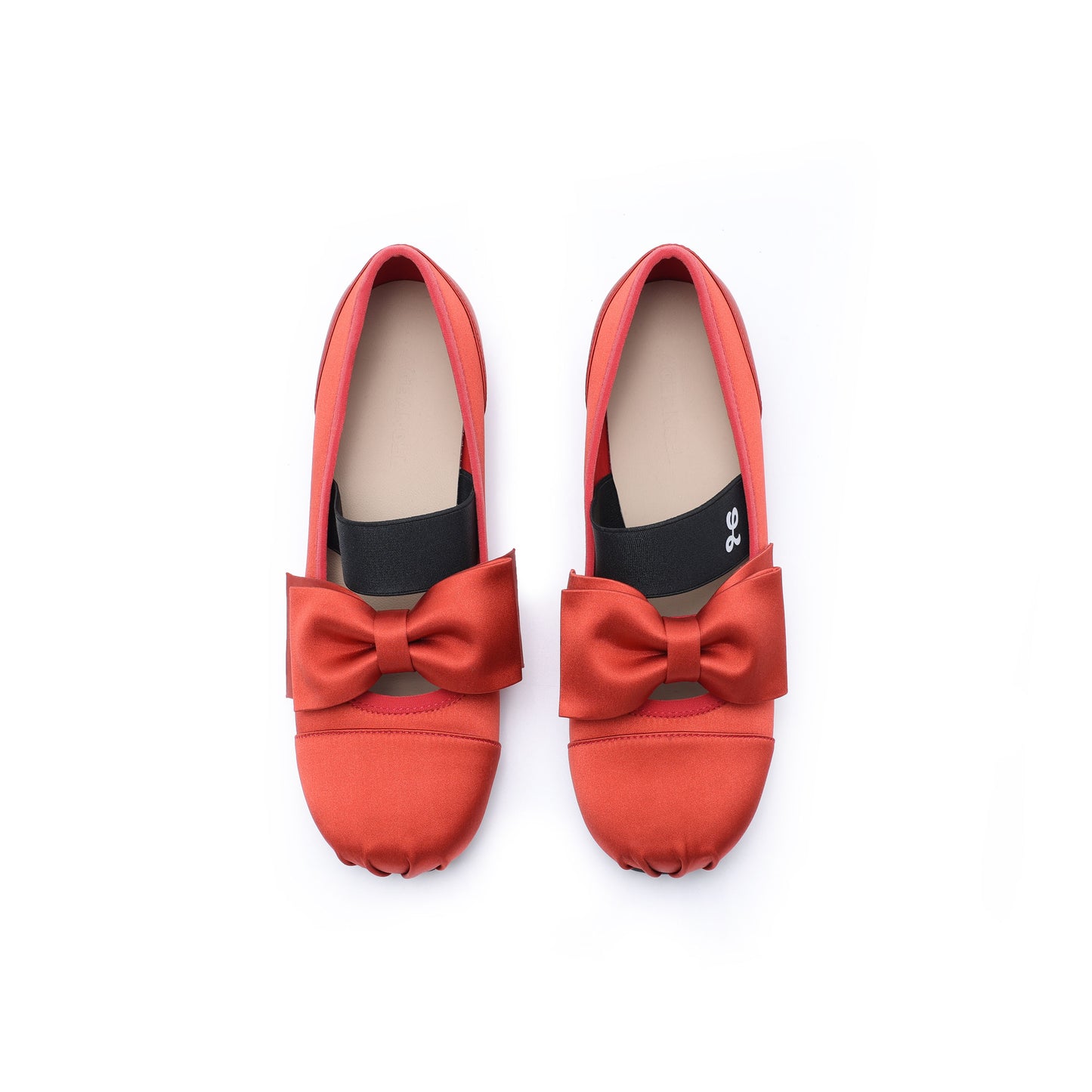 SATIN BALLERINAS , Red