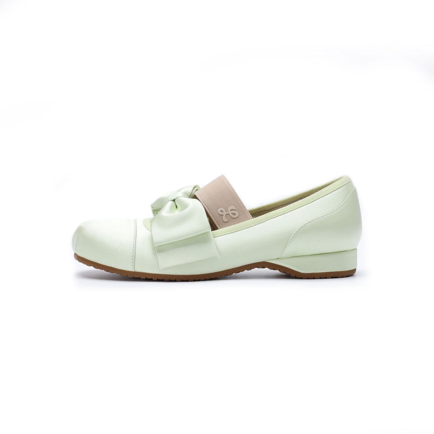 SATIN BALLERINAS , Green