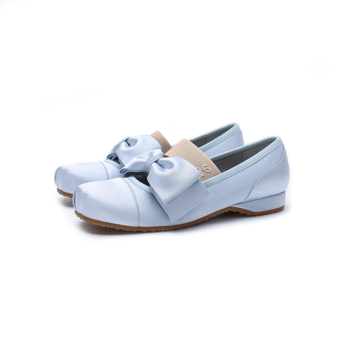 SATIN BALLERINAS , Blue